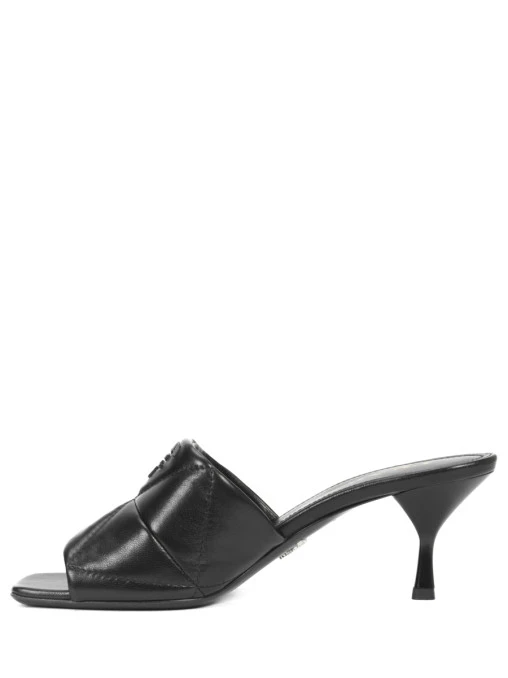 Мюли кожаные PRADA