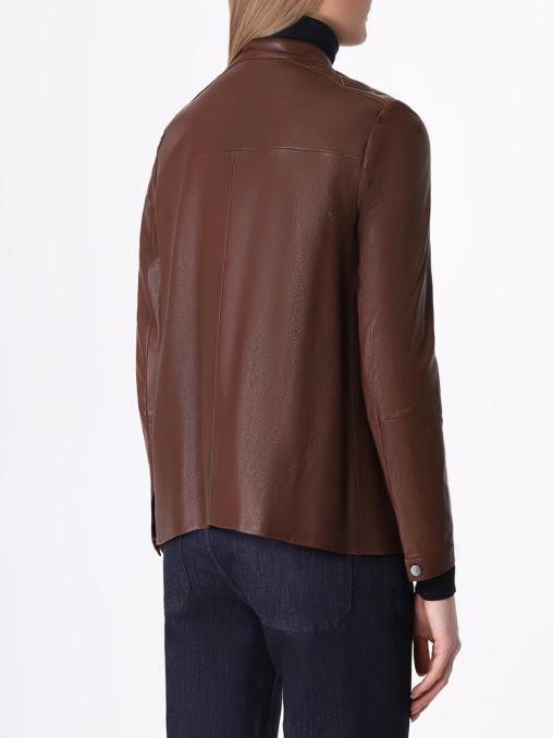 Куртка кожаная BRUNELLO CUCINELLI