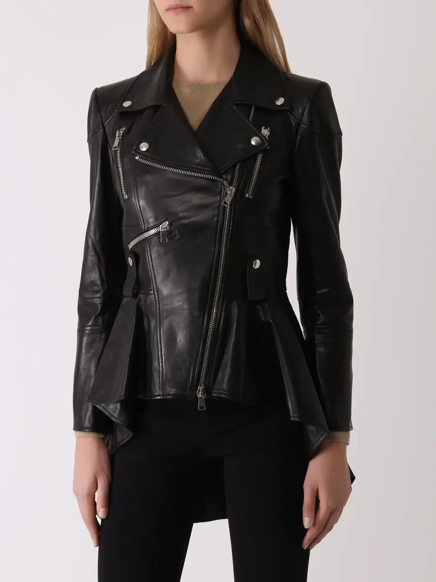 Куртка кожаная