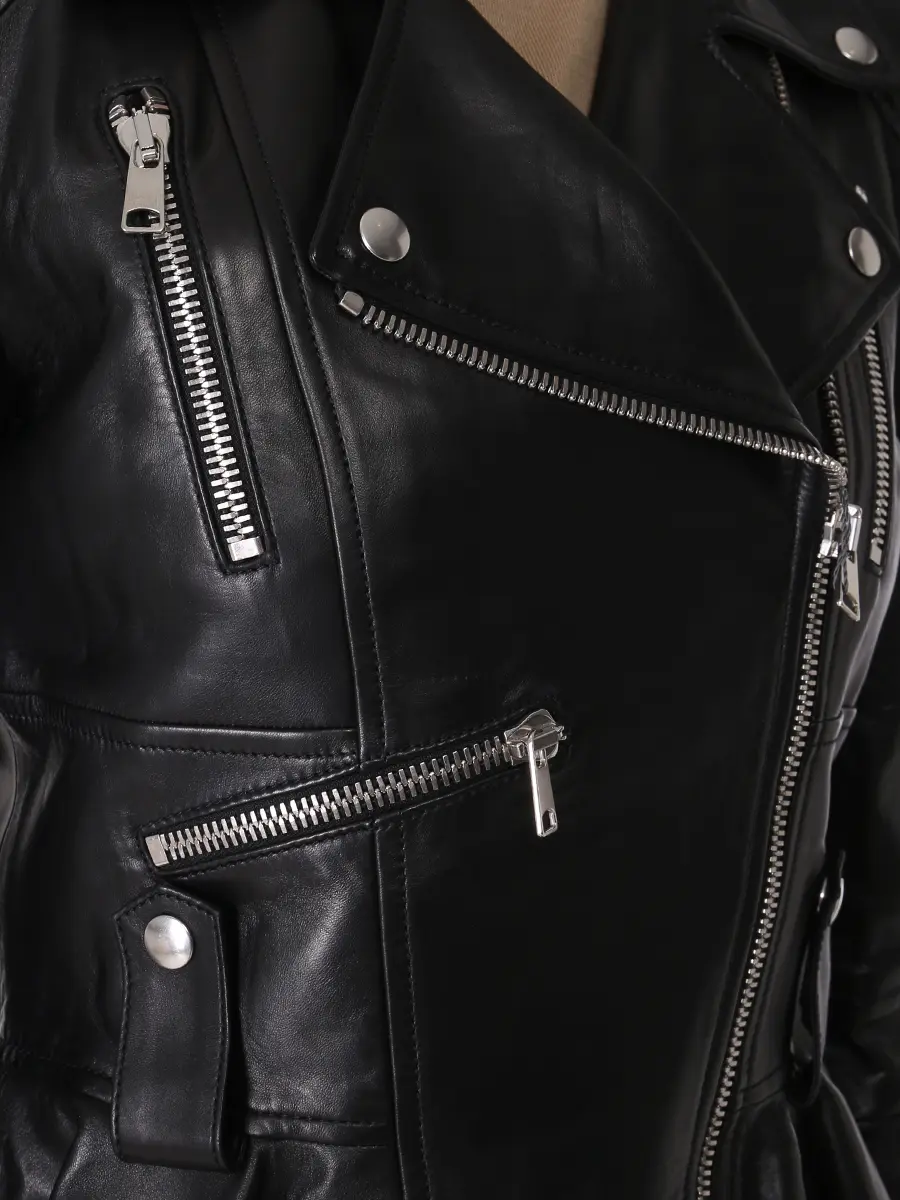 Куртка кожаная