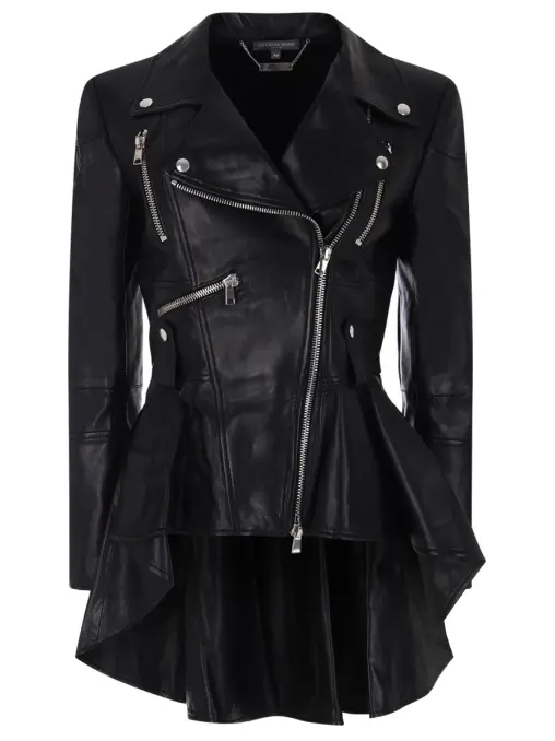 Куртка кожаная ALEXANDER MCQUEEN