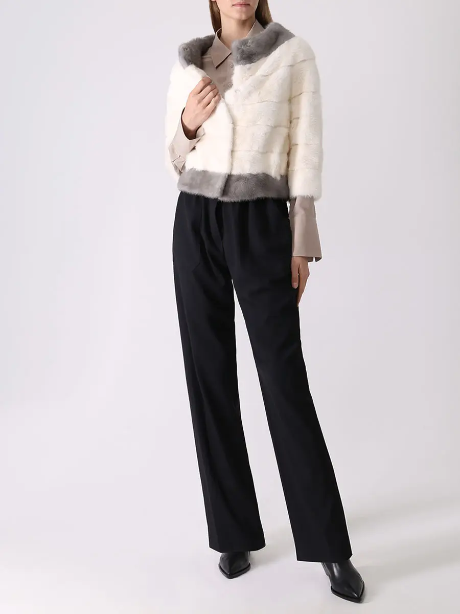 Полушубок норковый