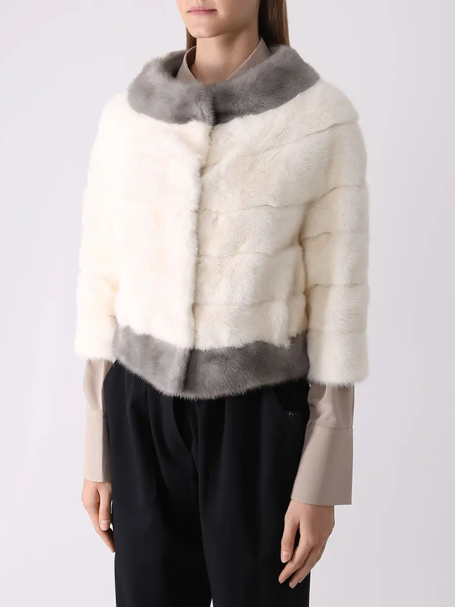 Полушубок норковый