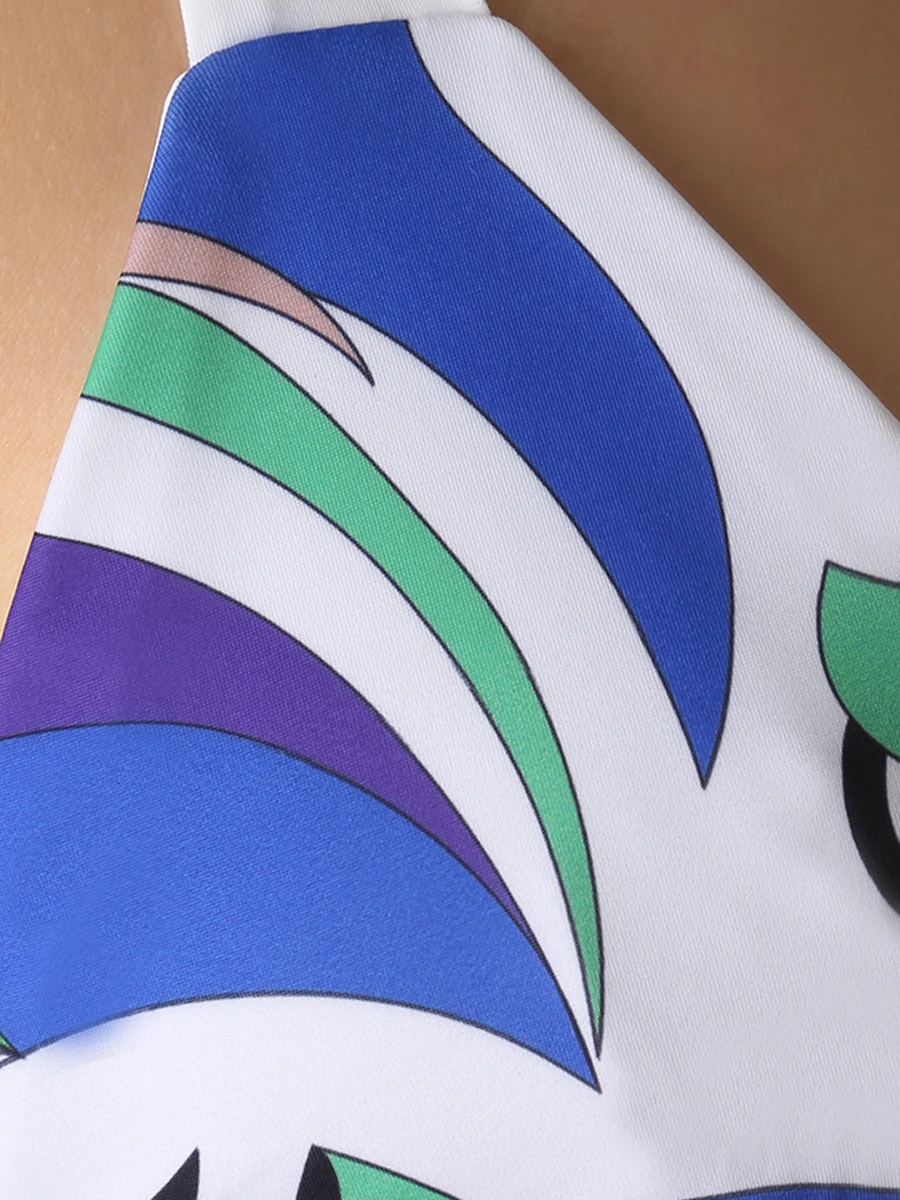 Купальник раздельный с принтом