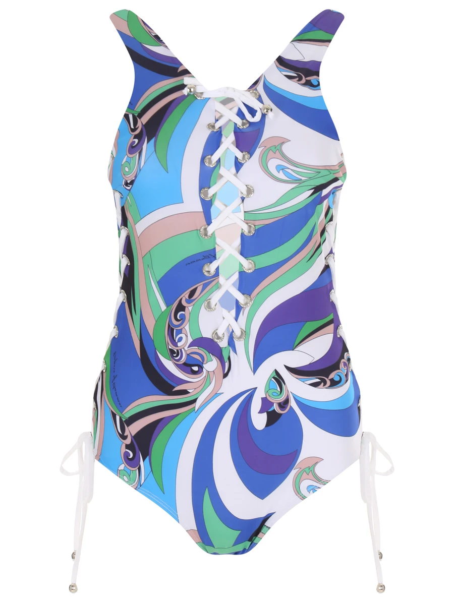 Купальник сплошной с принтом