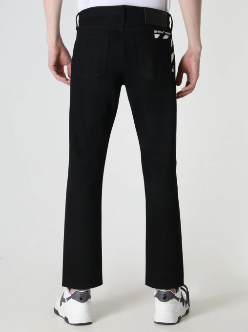 Джинсы Slim Fit хлопковые OFF-WHITE
