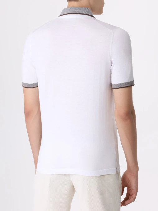 Поло хлопковое FIORONI CASHMERE