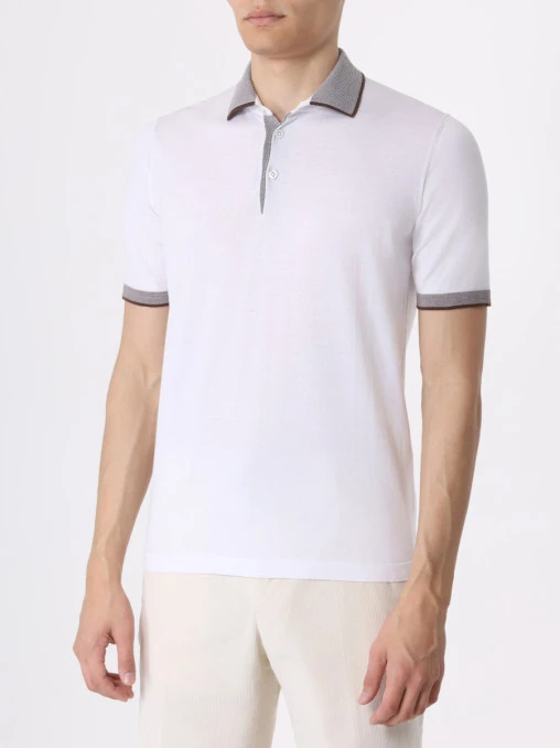 Поло хлопковое FIORONI CASHMERE