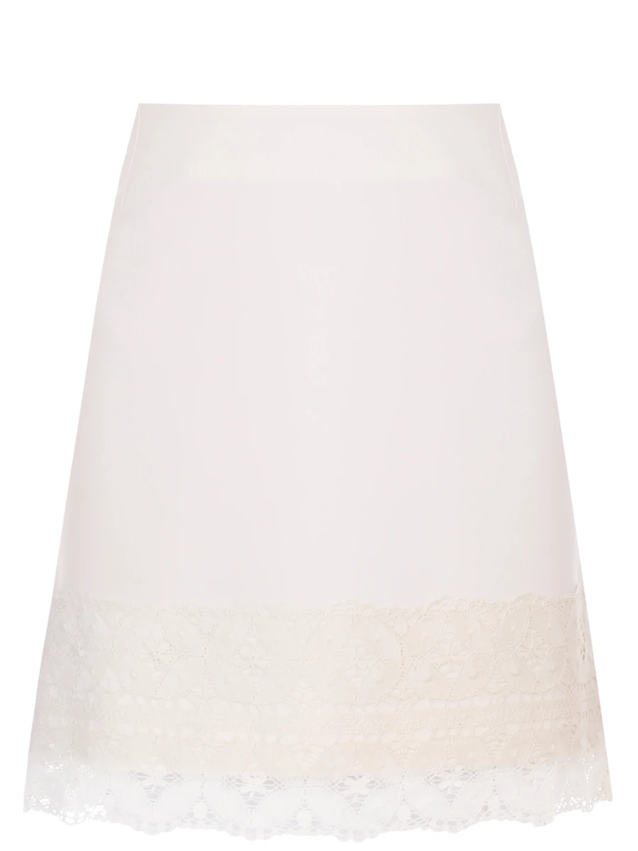 Юбка с кружевом