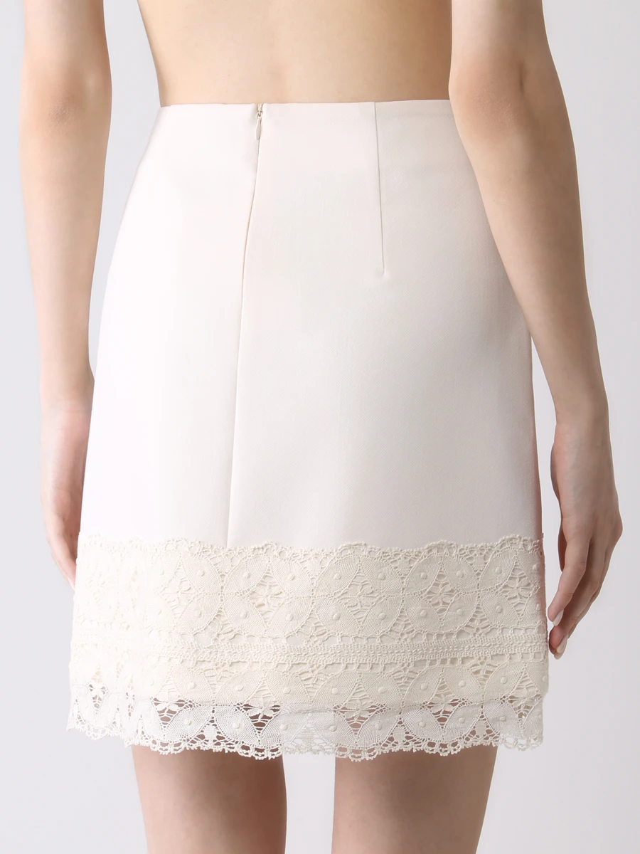 Юбка с кружевом