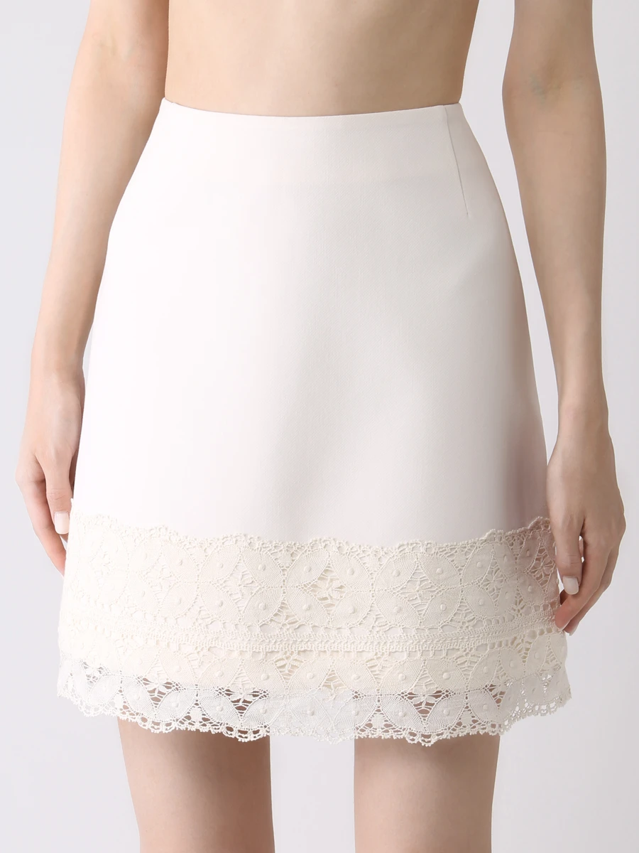 Юбка с кружевом