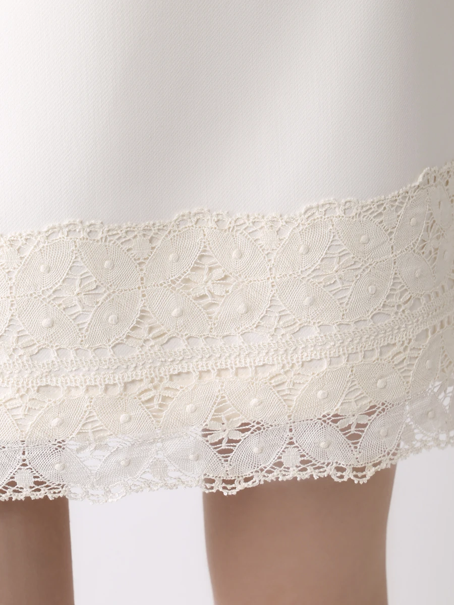 Юбка с кружевом