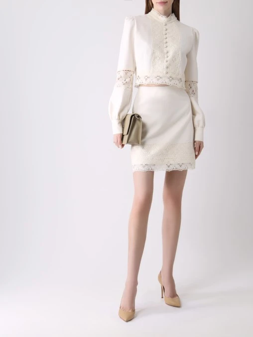 Юбка с кружевом SHATU