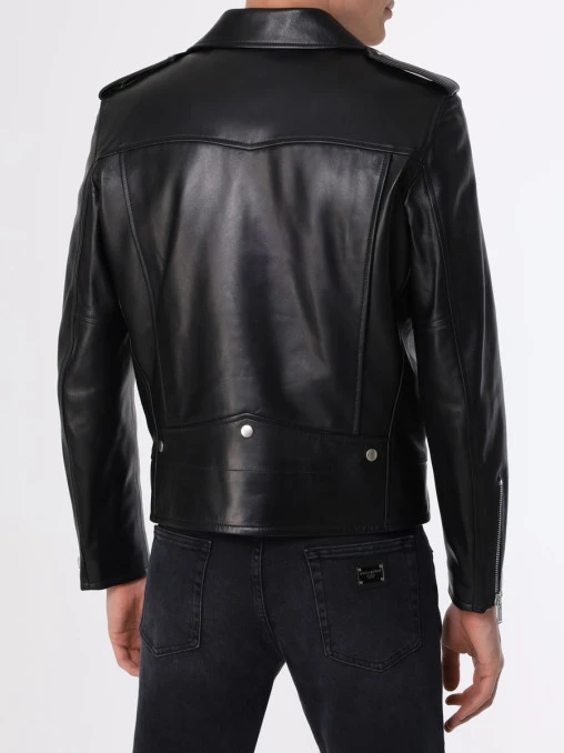 Куртка кожаная SAINT LAURENT