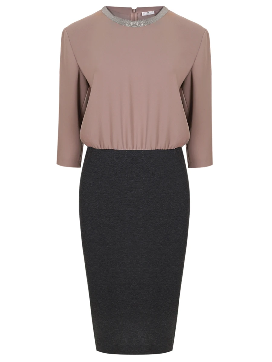 Платье комбинированное