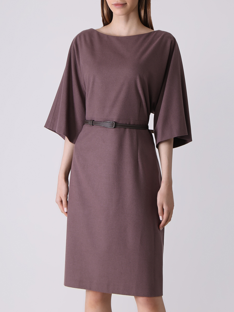 Платье однотонное