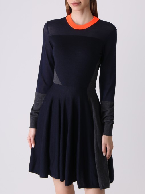 Платье шерстяное ALEXANDER MCQUEEN