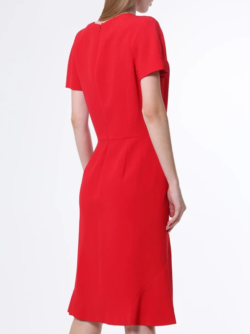 Платье из вискозы ALEXANDER MCQUEEN