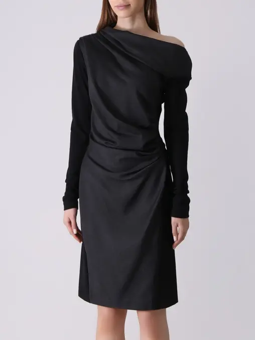 Платье с драпировкой MALLONI