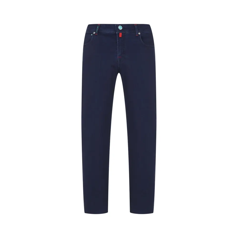 Джинсы Slim Fit из хлопка и шерсти
