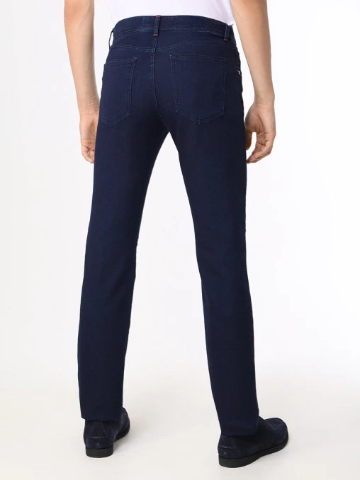 Джинсы Slim Fit из хлопка и шерсти KITON