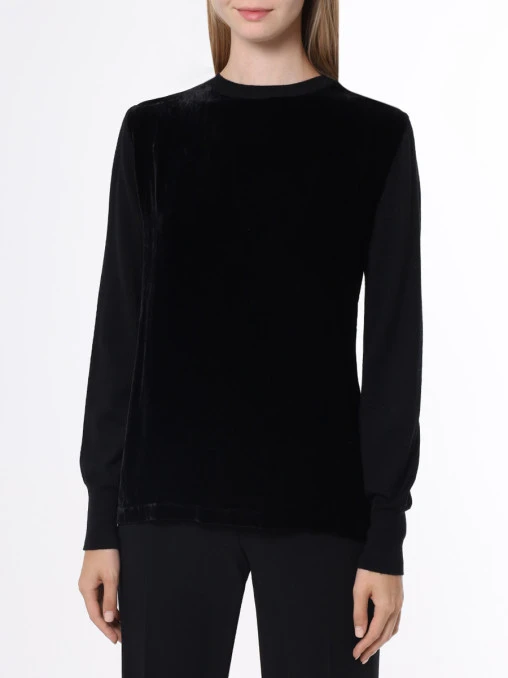 Джемпер однотонный ALBERTA FERRETTI