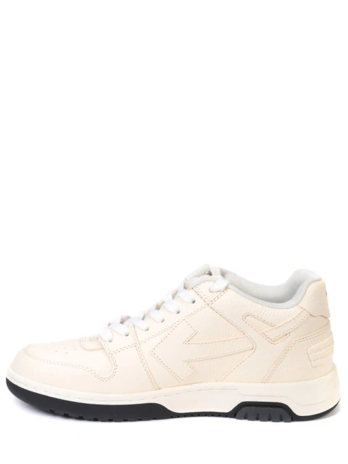 Кроссовки кожаные OFF-WHITE