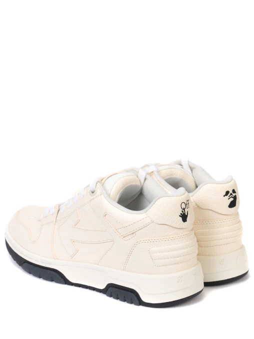 Кроссовки кожаные OFF-WHITE