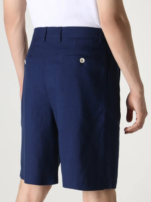 Бермуды льняные BRUNELLO CUCINELLI