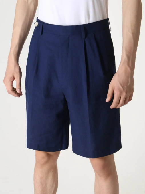 Бермуды льняные BRUNELLO CUCINELLI