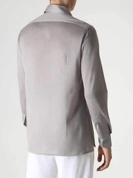 Рубашка Slim Fit хлопковая KITON