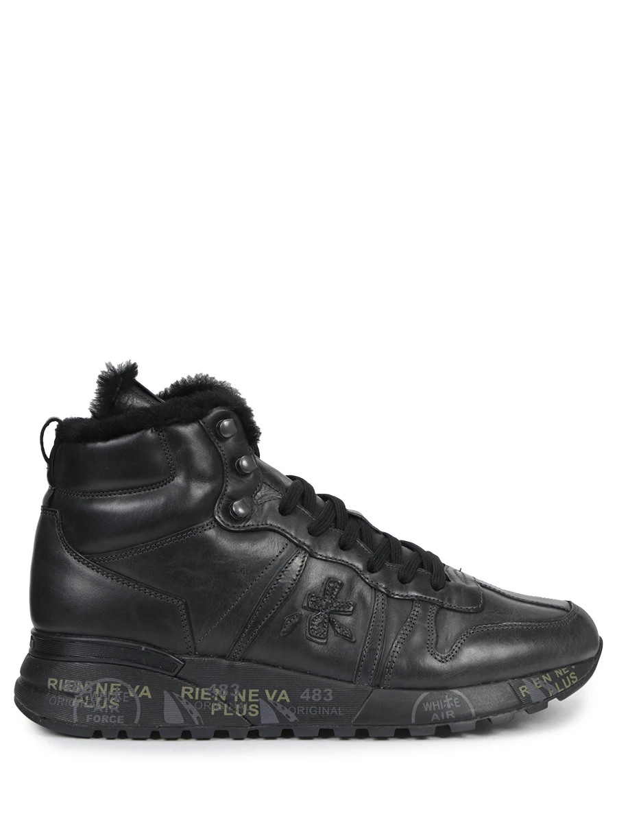 Кроссовки кожаные на меху Jeff