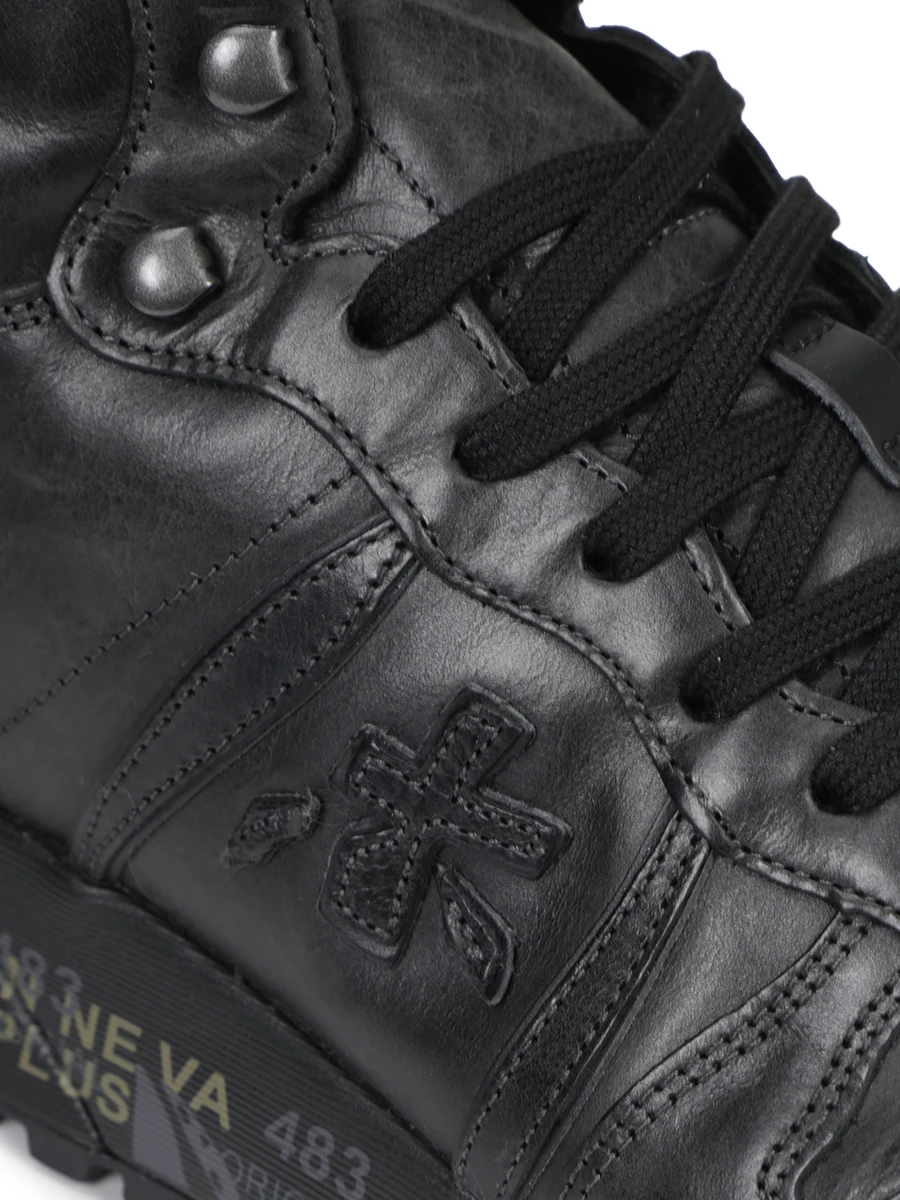 Кроссовки кожаные на меху Jeff