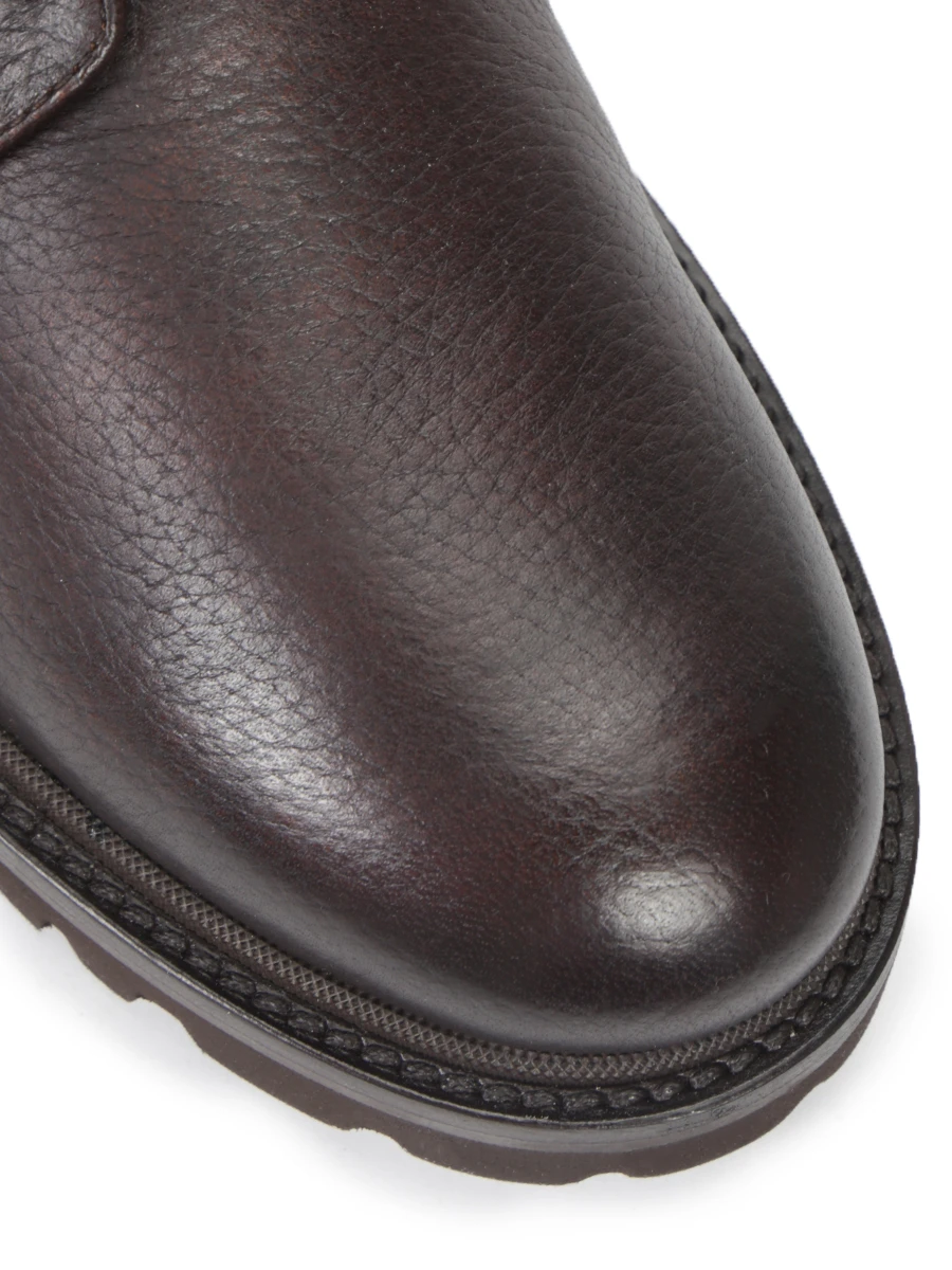 Ботинки кожаные на меху