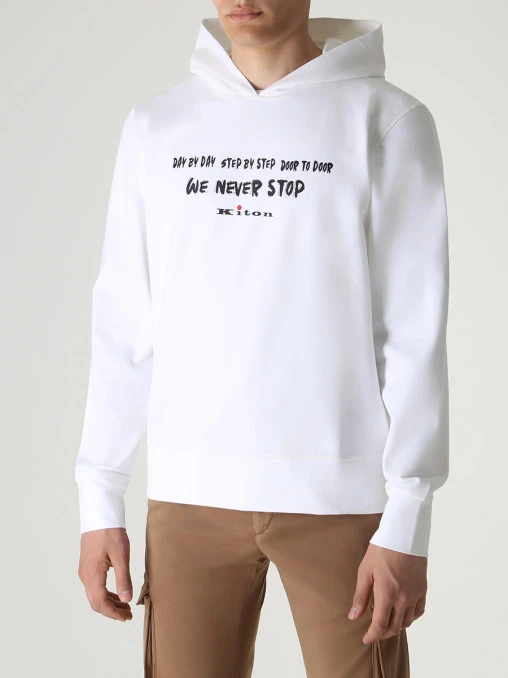 Худи хлопковое KITON