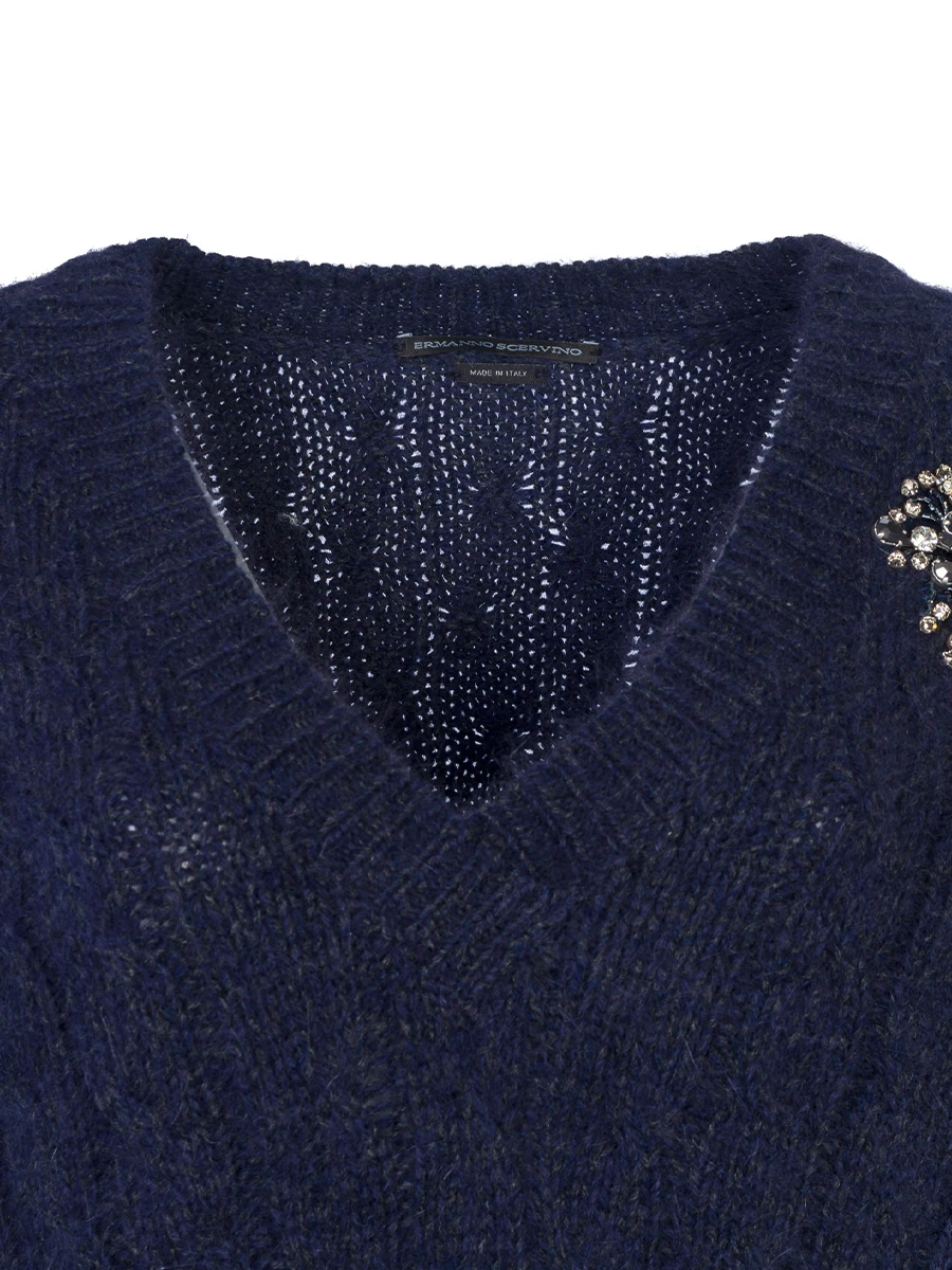 Пуловер шерстяной