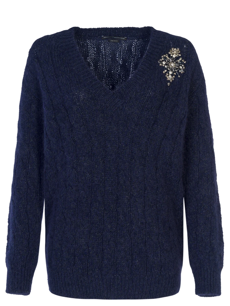 Пуловер шерстяной