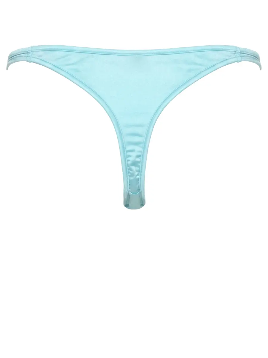 Трусы-стринг с кружевом