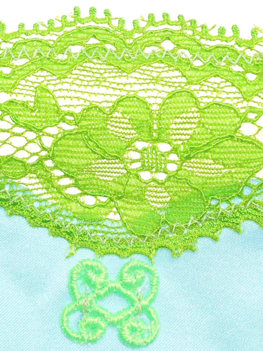 Трусы-стринг с кружевом