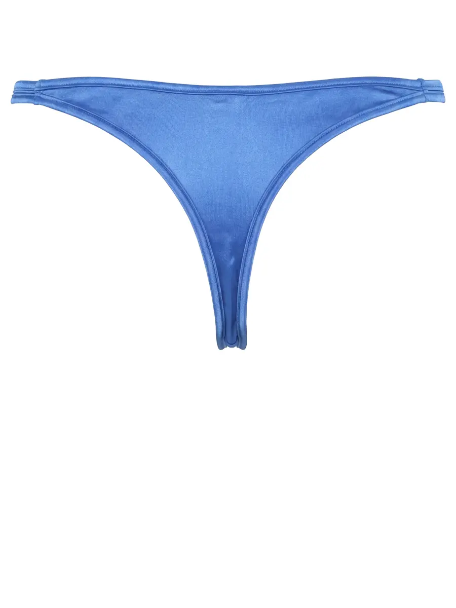 Трусы-стринг с кружевом