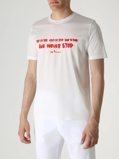 Футболка хлопковая KITON