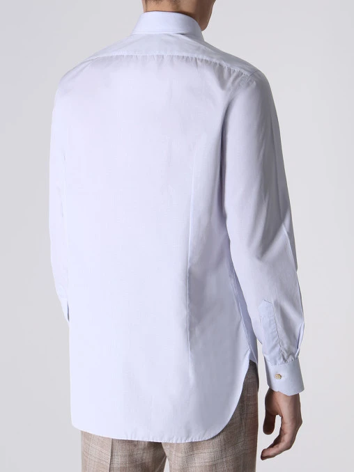 Рубашка Slim Fit хлопковая в клетку KITON