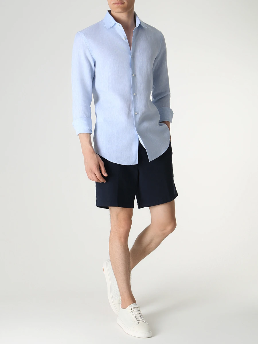 Рубашка Slim Fit льняная