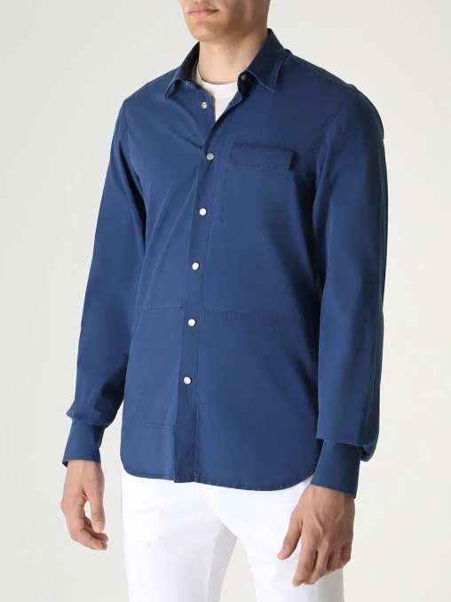 Рубашка Regular Fit хлопковая KITON