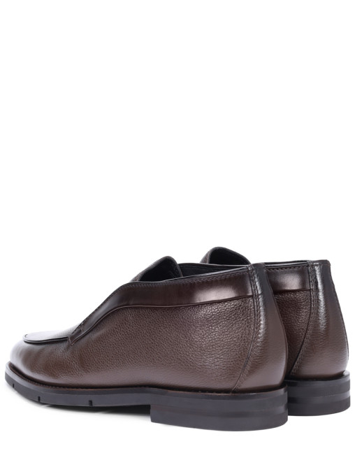 Ботинки кожаные на меху SANTONI