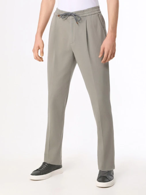 Брюки хлопковые BRUNELLO CUCINELLI