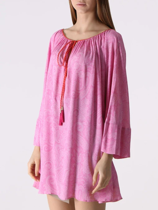 Туника из вискозы с принтом ETRO