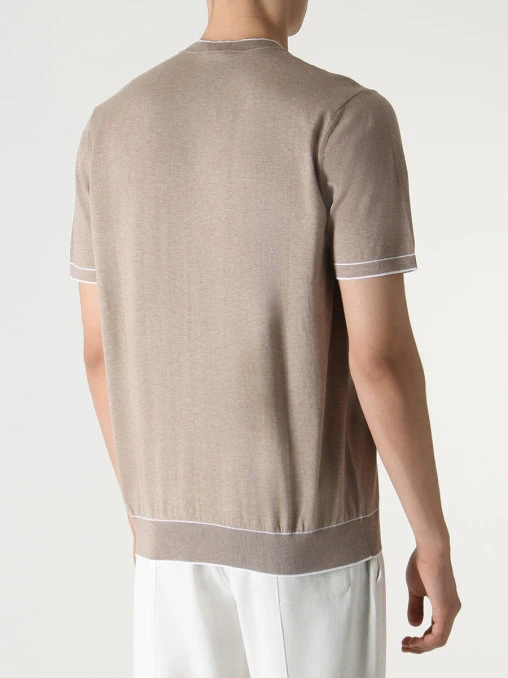 Футболка хлопковая BERTOLO LUXURY MENSWEAR