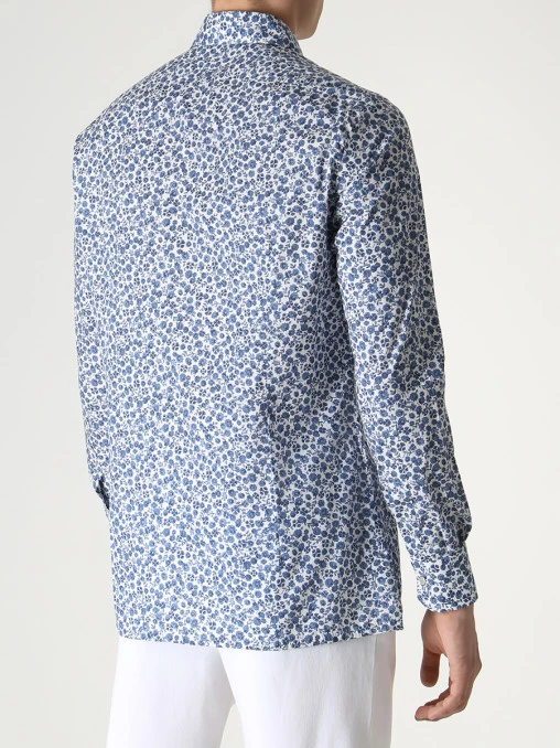 Рубашка Slim Fit хлопковая KITON