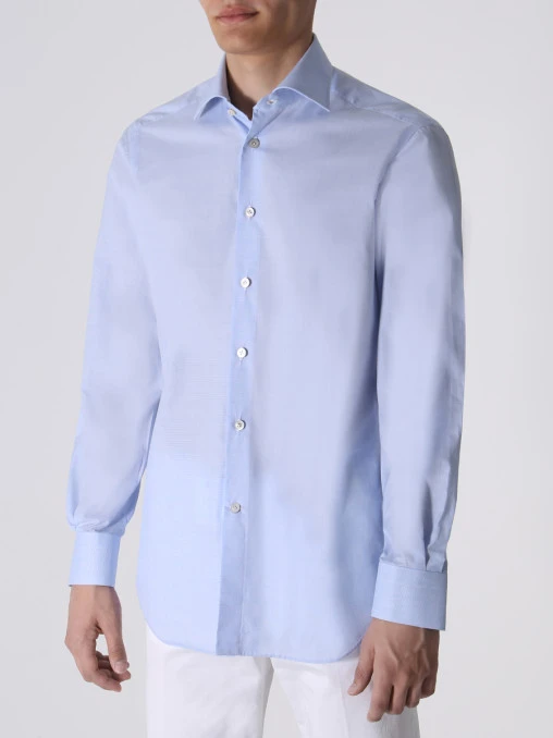 Рубашка Slim Fit хлопковая KITON